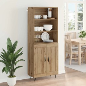 vidaXL Highboard 2 pcs Artisan Oak 69,5 x 34 x 180 εκ.