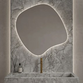 Καθρέπτης 90x90εκ Assymetrical της Project Mirrors Φωτισμός: LED+Διακόπτης αφής