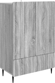 vidaXL Πλαϊνό γραφείο Γκρι Sonoma 66 x 34,5 x 97 εκ.