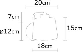 Wall Lamp Kemer - N-271 Black