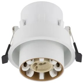 Σποτ Φωτιστικό Χωνευτό Στρογγυλό GU10 10W IP20 Mono Slide Nowodvorski 10797 Λευκό-Χρυσό