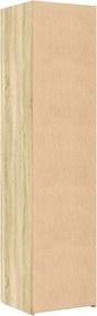 vidaXL Ντουλάπι Sonoma Δρυς 50x42,5x185 εκ. από Επεξεργασμένο Ξύλο