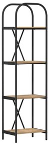 vidaXL Ράφι Βιβλίων artisan δρυς 40 x 30 x 146 εκ Επεξεργασμένο ξύλο