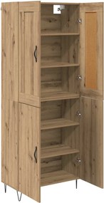 vidaXL Highboard Artisan Oak 69,5 x 34 x 180 εκ. Επεξεργασμένο ξύλο