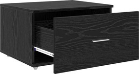 vidaXL Ντουλάπι με Συρτάρια 55 x 45 x 31 εκ Μαύρη Οξυά