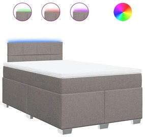 ΚΡΕΒΑΤΙ BOXSPRING ΜΕ ΣΤΡΩΜΑ TAUPE 120X190 ΕΚ. ΥΦΑΣΜΑΤΙΝΟ 3288131