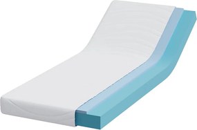 vidaXL Στρώμα Λευκό 80 x 200 cm Ζακάρ ύφασμα