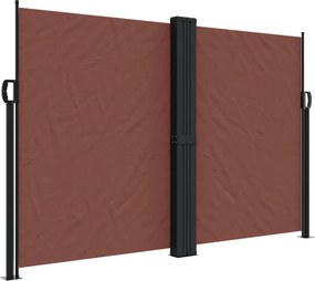 vidaXL Σκίαστρο Πλαϊνό Συρόμενο Καφέ 160 x 1200 εκ.