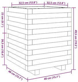 ΖΑΡΝΤΙΝΙΕΡΑ ΛΕΥΚΗ 40X40X49,5 ΕΚ ΑΠΟ ΜΑΣΙΦ ΞΥΛΟ ΠΕΥΚΟΥ 3282509