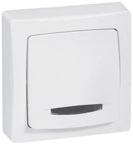 Μπουτόν Φωτεινό Λευκό Oteo 086005 Legrand-86005-Λευκό 086005