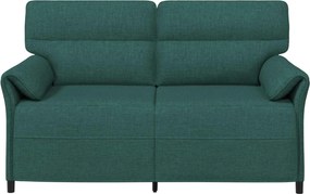 vidaXL Καναπές 100% πολυέστερ μεταλλικό πλαίσιο MDF, Κόντρα πλακέ