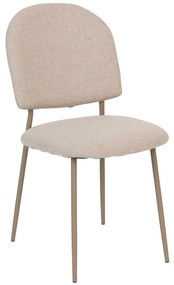 Καρέκλα Τραπεζαρίας (43x57x84) A-S Kamili Beige 202248A