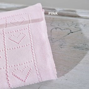 Κουβέρτα Βρεφική DT450 Pink Down Town Αγκαλιάς 75x105cm 100% Βαμβάκι