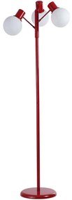 Φωτιστικό Δαπέδου 534LUN5488 Φ30x158cm 3xE27 40W White-Red Opviq