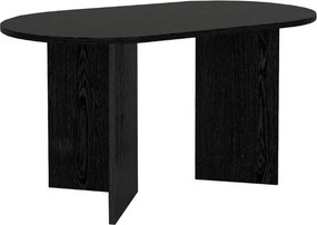 Τραπέζι Cortado Megapap χρώμα sencron black 138x80x75εκ.
