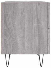 vidaXL Κομοδίνα 2 τεμ. Γκρι Sonoma 40 x 35 x 47,5 εκ. Επεξεργ. Ξύλο