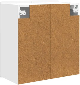 vidaXL Τοίχου Ντουλάπα Λευκό 59 x 31 x 64 εκ. Επεξεργασμένο Ξύλο