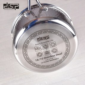 Γαλατιέρα ανοξείδωτη με καπάκι - 1.5L - CS001-A16 - DSP - 562496