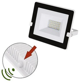 Adeleq Προβολέας Led-Smd 20W Φωτοκύτταρο 4000Κ Ip65 Λευκός 3-030201