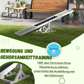 PawHut Ράμπα ισορροπίας για σκύλους για εκπαίδευση Agility, αντιολισθητική, αντοχή έως 50 kg, 180 x 30 x 30 cm