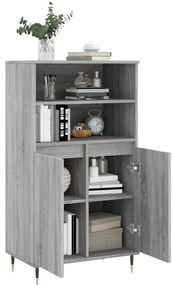 vidaXL Ντουλάπι Γκρι Sonoma 60 x 36 x 110 εκ. από Επεξεργασμένο Ξύλο