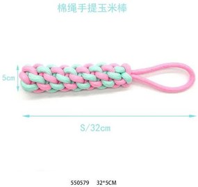 Παιχνίδι σκύλου από σχοινί - 32x5cm - 12pcs - 550579