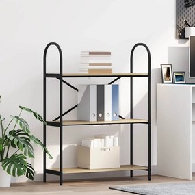 vidaXL Ράφι Βιβλίων Δρύς Sonoma 80 x 30 x 109 εκ Επεξεργασμένο ξύλο