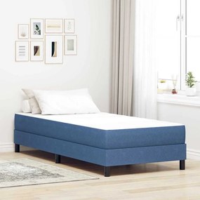 vidaXL Στρώμα Κρεβατιού με στρώμα Μπλε 90 x 190 cm ύφασμα