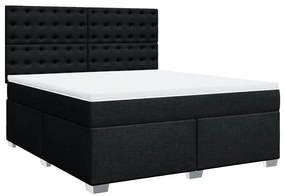 ΚΡΕΒΑΤΙ BOXSPRING ΜΕ ΣΤΡΩΜΑ ΜΑΥΡΟ 180X200 ΕΚ. ΥΦΑΣΜΑΤΙΝΟ 3290583