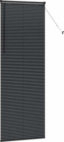 vidaXL Βενετσιάνικες Ρόδες Μαύρο 220 x 70 εκ Αλουμίνιο