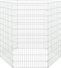 vidaXL Περίφραξη Ζώων Ελεύθερης Βοσκής 6 Πάνελ 54x100 εκ. Γαλβ. Σίδερο