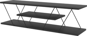 Έπιπλο Τηλεόρασης Ανθρακί / Γκρι CLOLIS 120x33x33
