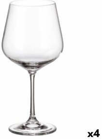 Σετ ποτήρια κρασιού Bohemia Crystal Sira 600 ml 6 Τεμάχια (x6) (4 Μονάδες)