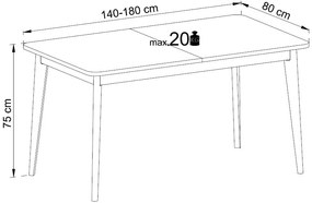 Τραπέζι Molto επεκτεινόμενο-Fusiko