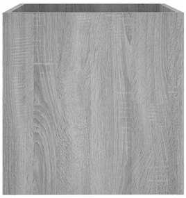 vidaXL Ζαρντινιέρα Γκρι sonoma 40 x 40 x 40 εκ. από Επεξεργασμένο Ξύλο