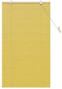 vidaXL Ρόλερ Κίτρινο 80 x 160 cm Μπαμπού