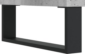 vidaXL Δισκοθήκη Γκρι Σκυροδέματος 85 x 38 x 48 εκ. από Επεξεργ. Ξύλο