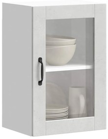 Ντουλάπι τοίχου κουζίνας με γυάλινη πόρτα Porto Μπετόν Γκρι