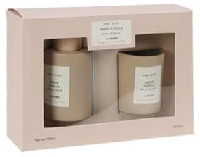 Αρωματικό σετ δώρου με διαχυτή και κερί &quot;Home Scent&quot; Khaki/amber vanilla  τμχ.