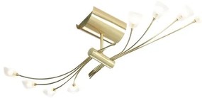 Φωτιστικό Οροφής IP20 8xG4 20W EKO Χρυσό Ματ EKOMX410158A ACA-EKOMX410158A-Χρυσό EKOMX410158A