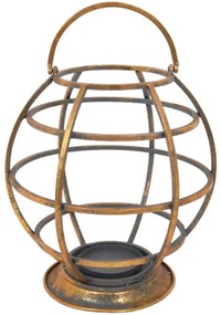 Φανάρι 373-92-014 26,5x38,5cm Gold Metal