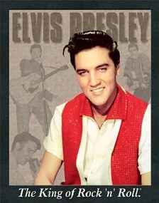 Μεταλλική πινακίδα ELVIS PRESLEY - portrait