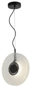 Κρεμαστό Φωτιστικό Οροφής 28cm LED 8W IP20 3000K Zambelis-23073-Διάφανο 23073