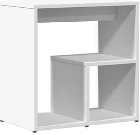 vidaXL Τραπέζι Βοηθητικό Λευκό 50 x 30 x 50 εκ. από Επεξεργασμένο Ξύλο