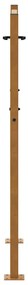 vidaXL Πύλη κήπου 105x130 cm από διαβρωμένο χάλυβα με σχεδιασμό ίχνους