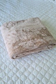 Stewehome Μονή κουβέρτα Soft εξαιρετικά απαλή σε μπεζ 155x215 cm