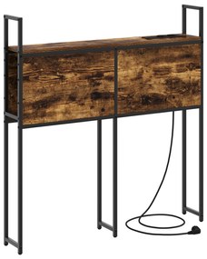 vidaXL Κεφαλάρι Αποθήκης Καπνιστή δρυς 75 cm Επεξεργασμένο ξύλο
