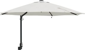 vidaXL Ομπρέλα Κήπου Άμμος 248 x 248 x 148 εκ. Πολυεστέρας και Χάλυβας