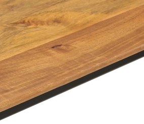 Τραπέζι Κονσόλα 110 x 40 x 76 εκ. από Μασίφ Ξύλο Μάνγκο/Σίδερο - Καφέ