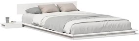 vidaXL Σκελετός Κρεβατιού Καφέ 135 x 190 cm ξύλο
